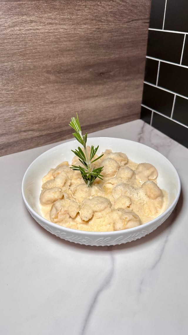 Fiochetti pera y gorgonzola