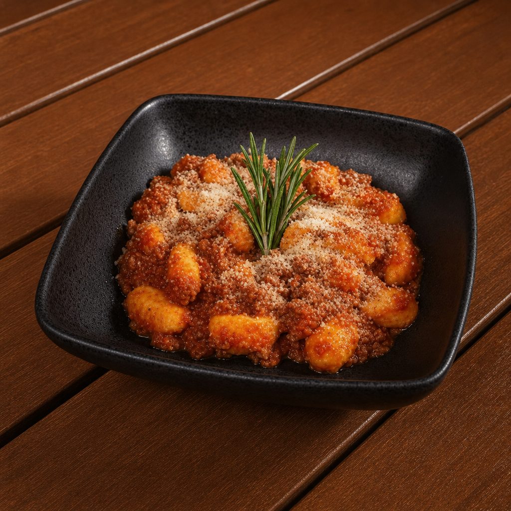 Gnocchi Bolognese.