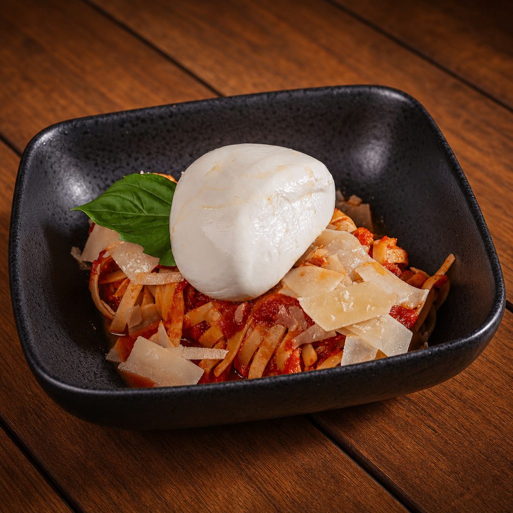 Fettuccine Pomodoro C/Burrata.
