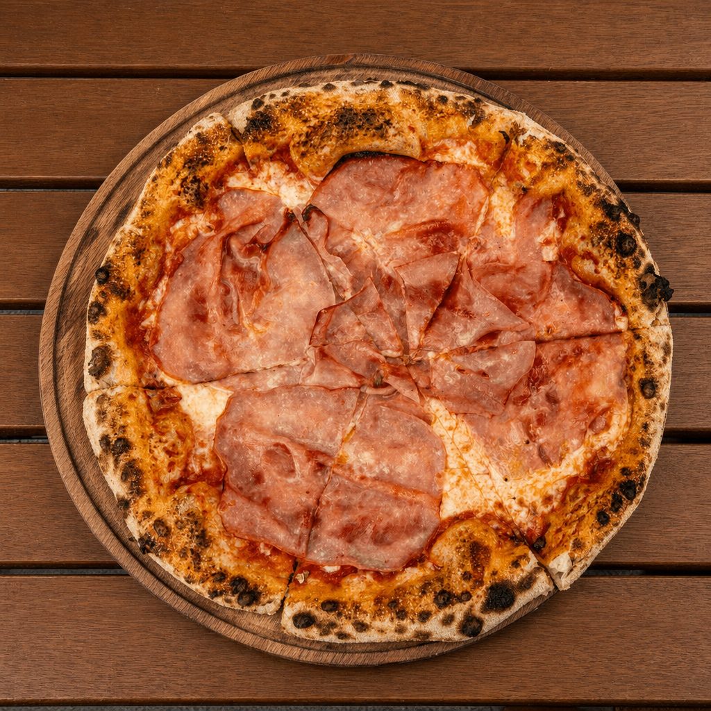 Ham Pizza.