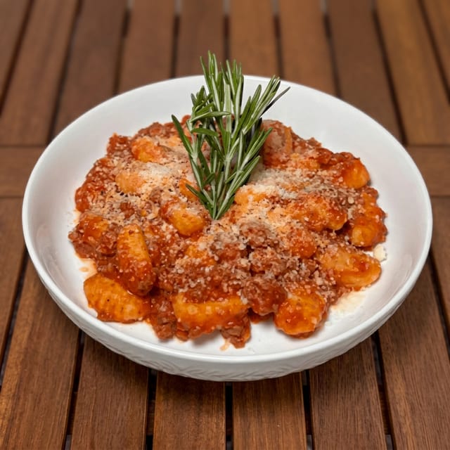 Gnocchi Bolognese.