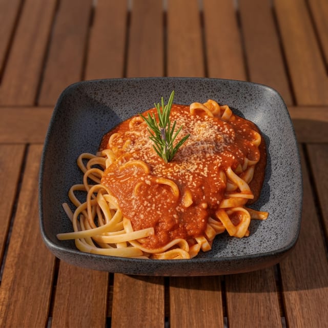 Fettuccine Pomodoro.
